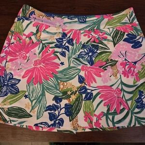 Lilly Pulitzer 50+ Luxletic Thera Stretch 14" Skort Size 6